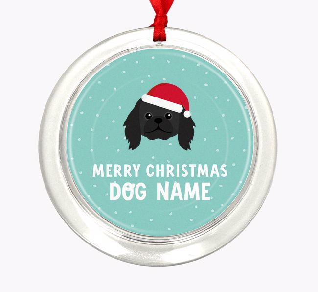 Merry Christmas: Personalized {breedFullName} Christmas Decoration